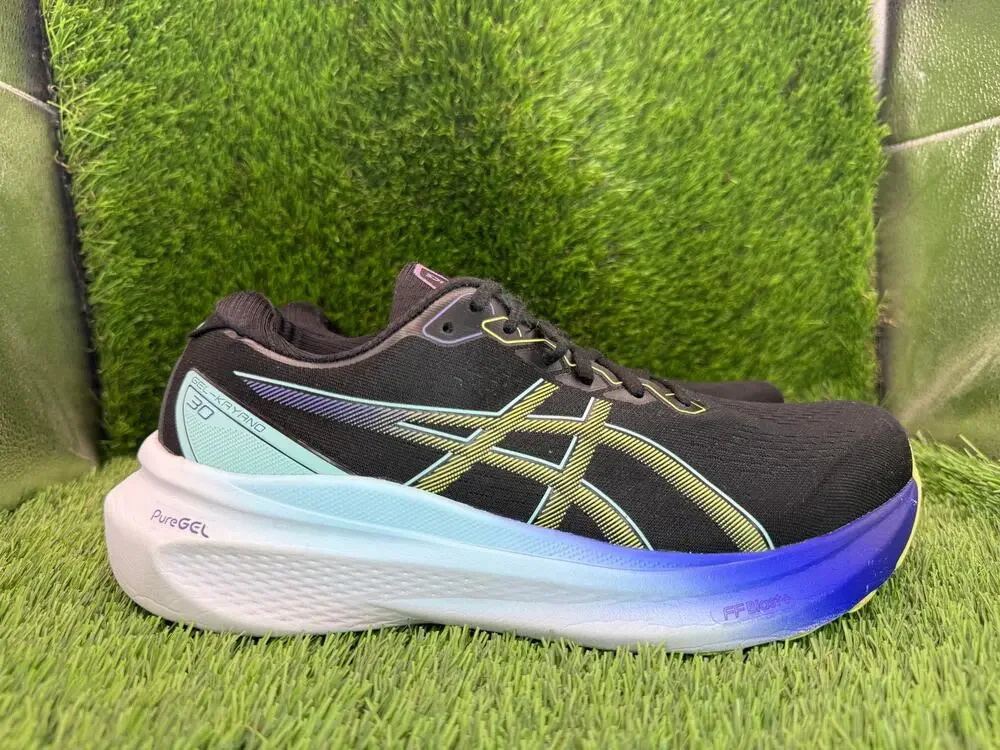 Asics Gel-Kayano 30 1012B357 Athletic Sneaker Womens 10 Black Knit Running Gym